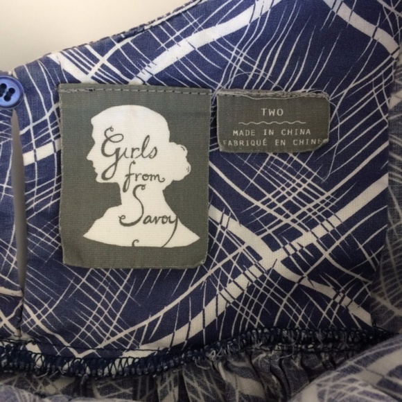 Anthropologie Girls From Savoy San Vitale Ruffled - Picture 3 of 4